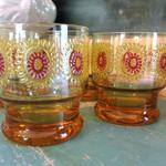 Sweet & Sassy - Set of 4 Vintage Juice Glasses 8oz ea.