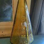 Capture the Imagination with this Vintage Amber Glass Vase/bottle.
Stands 9 3/4" tall