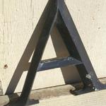 Industrial Metal Letter A - Large Size adds Impact - Measures 8" tall